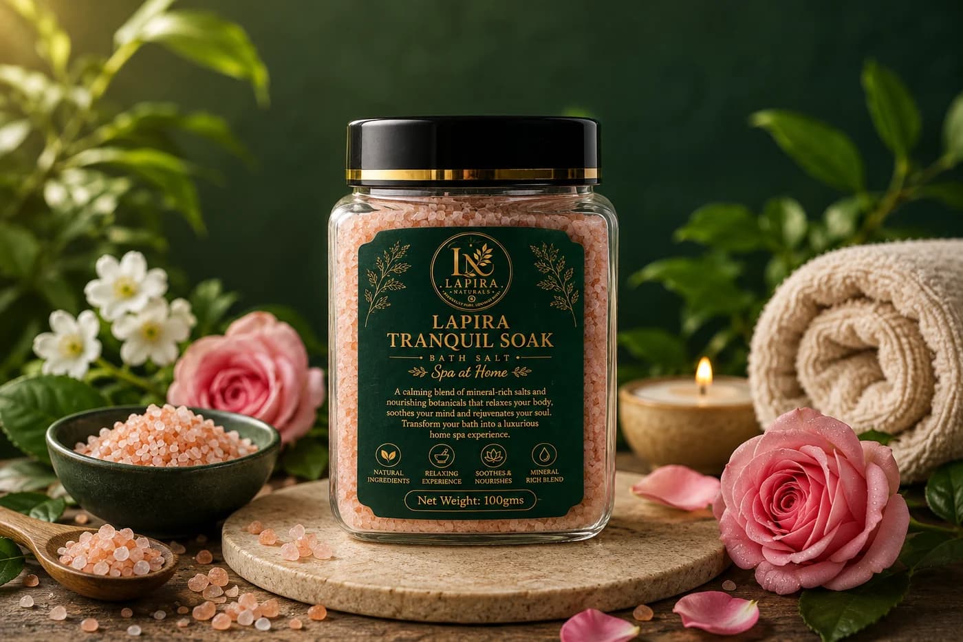 Bath & Soak products by Lapira Naturals